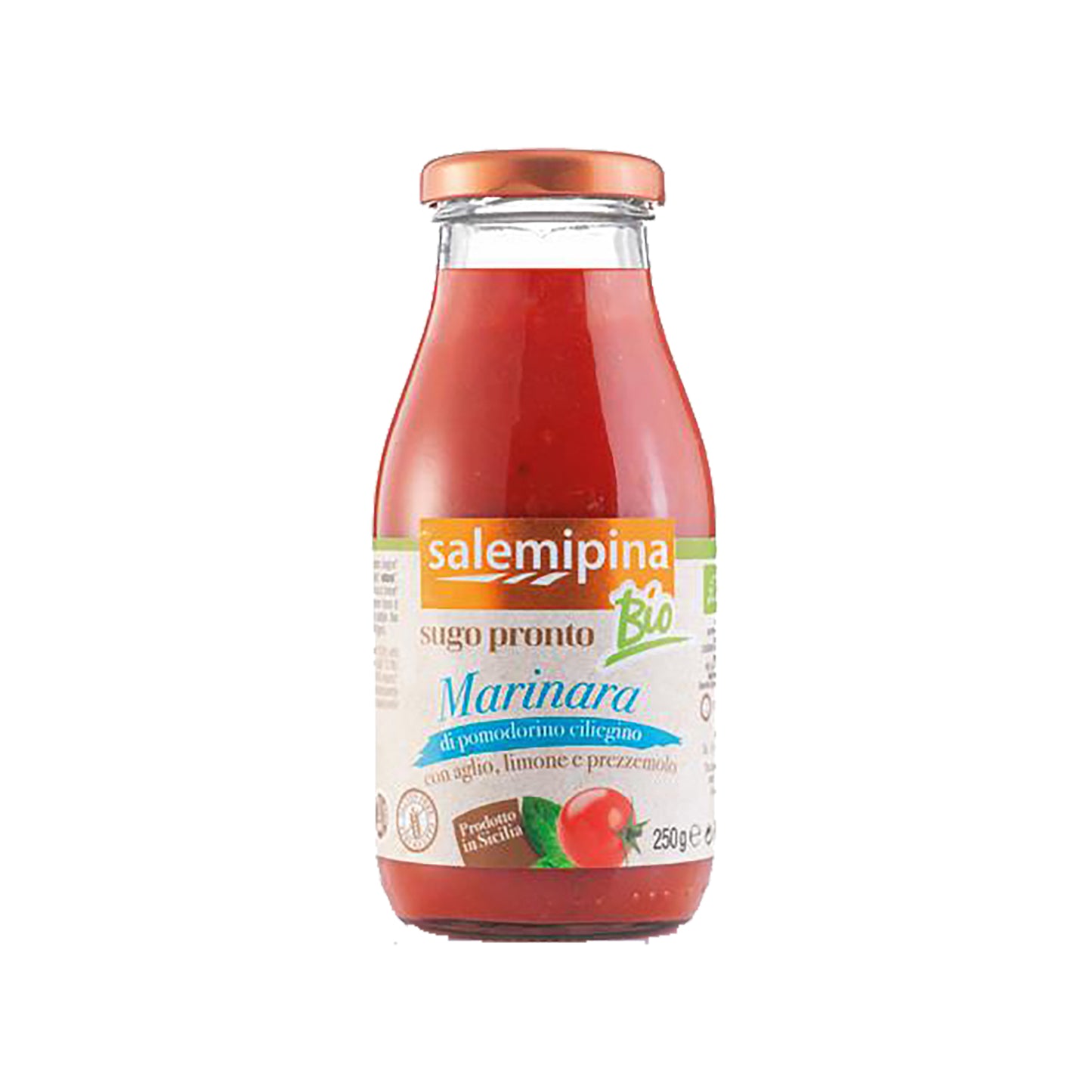 シチリア産有機チェリートマトソース (マリナーラ)250g